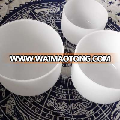 CJ 6''-24'' Crystal Singing Bowls with 99.99% pure quartz, quartz singing bowl