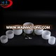 Color Sound Healing and Meditation Frosted Quartz Crystal Singing Bowl 12''